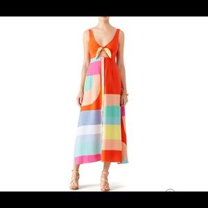 Mara Hoffman color blocked sun dress